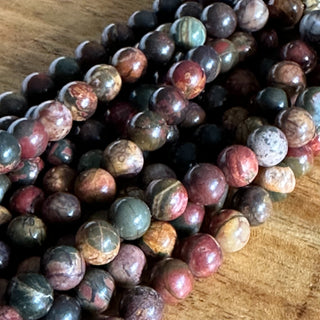 Picasso Jasper Bead Strands - 4mm - 6mm - 8mm