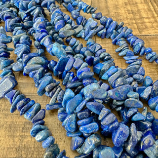 5-8mm Lapis Lazuli Chip Bead Strand