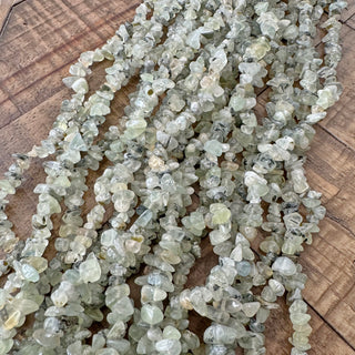 5-8mm Prehnite Chip Bead Strand