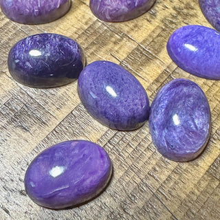 14x10mm Charoite Oval Cabochon