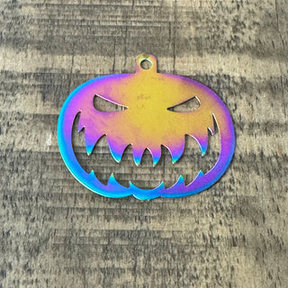 33mm Stainless Steel Pumpkin Pendant