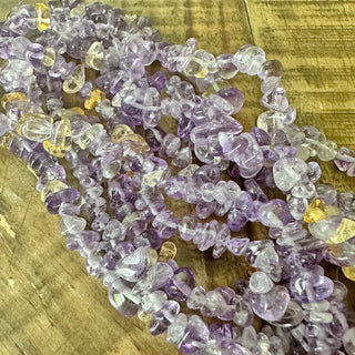 5-8mm Ametrine Chip Bead Strand