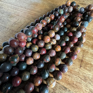 Picasso Jasper Bead Strands - 4mm - 6mm - 8mm