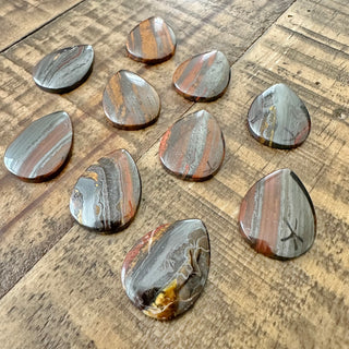 25x18mm Tiger Iron Teardrop Cabochon