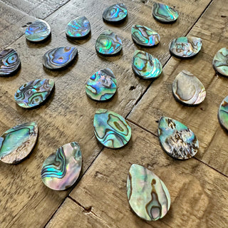 18x13mm Abalone Shell Teardrop Cabochon