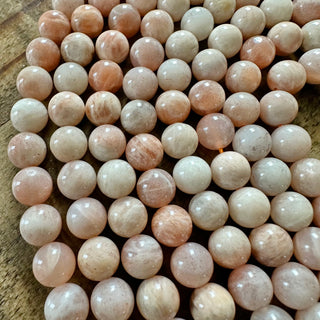 Sunstone Round Bead Strand - 8mm