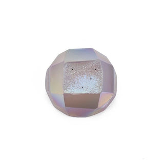 Faceted Agate Druzy Cabochon 28mm