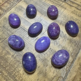 14x10mm Charoite Oval Cabochon