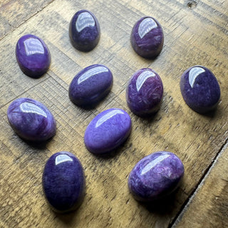 14x10mm Charoite Oval Cabochon