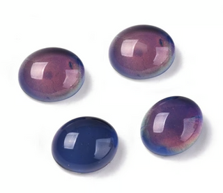 10pc Color Changing Glass Cabochons