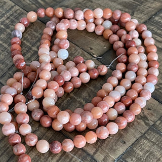 Pink Aventurine Bead Strand - 6mm - 8mm - 10mm