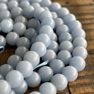 8mm Angelite Bead Strand