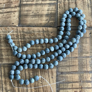 8mm Matte Kambaba Jasper Bead Strand