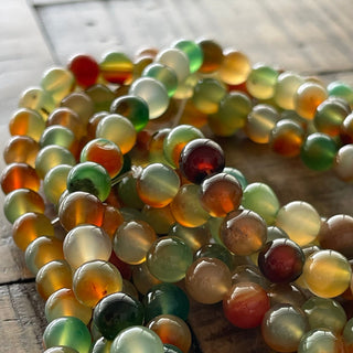 Peacock Agate Bead Strand - 4mm - 6mm - 8mm