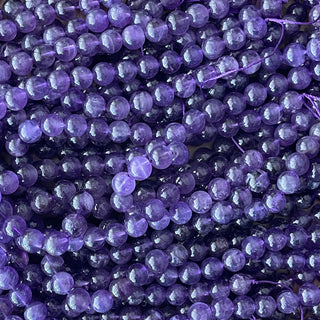 Amethyst Bead Strands - 4mm - 8mm