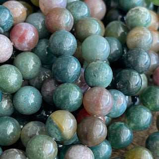 Natural Indian Agate Bead Strand - 4mm - 6mm - 8mm