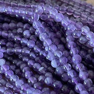 Amethyst Bead Strands - 4mm - 8mm