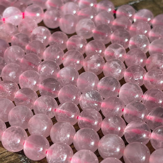 Pink Rose Quartz Bead Strand - 4mm - 6mm - 8mm