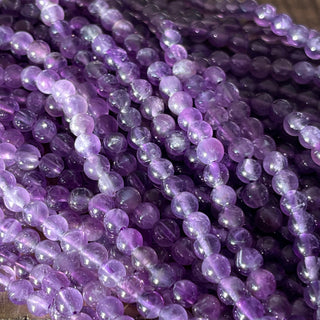 Amethyst Bead Strands - 4mm - 8mm