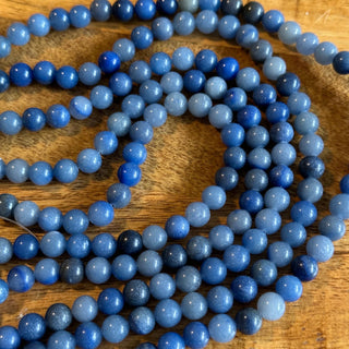 8mm Blue Aventurine Bead Strand