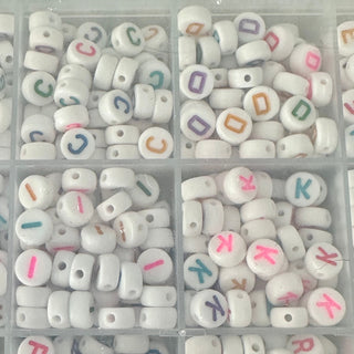 7mm A to Z Acrylic Letter Bead Kit - Alphabet