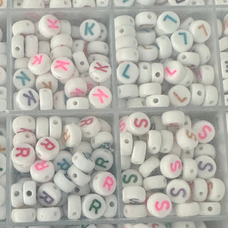 7mm A to Z Acrylic Letter Bead Kit - Alphabet