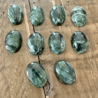 18x13mm Seraphinite Oval Cabochon