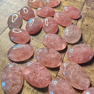 25x18mm Strawberry Quartz Cabochon