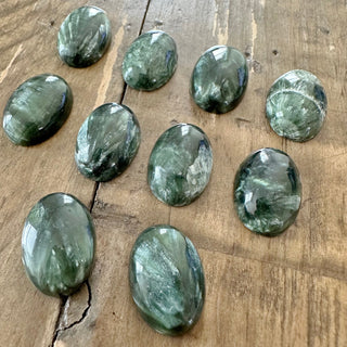 18x13mm Seraphinite Oval Cabochon